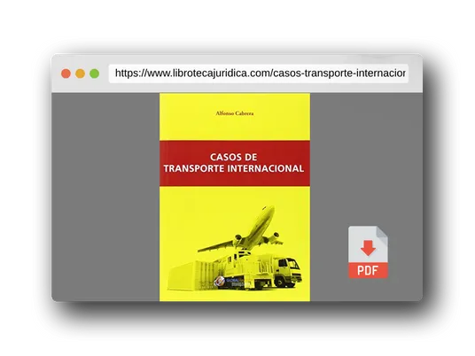 Vista previa del PDF del libro Casos De Transporte Internacional (ECONOMIA)