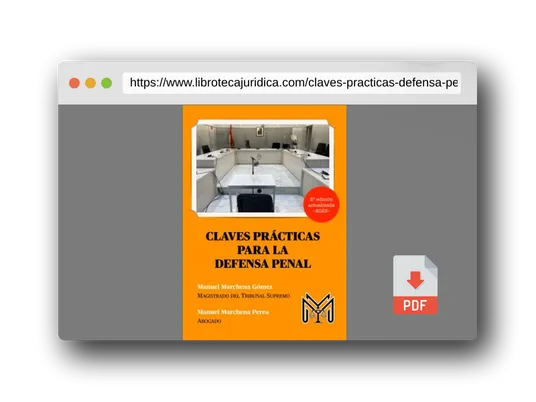 Vista previa del PDF del libro CLAVES PRÁCTICAS PARA LA DEFENSA PENAL