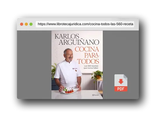 Vista previa del PDF del libro Cocina para todos: Las 560 recetas que nunca fallan (Planeta Cocina)