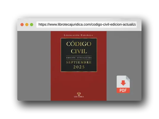 Vista previa del PDF del libro Código Civil | Edición Actualizada
