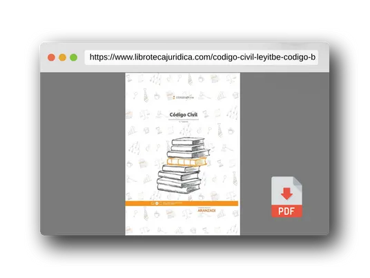 Vista previa del PDF del libro Código Civil (LeyItBe) (Código Básico)