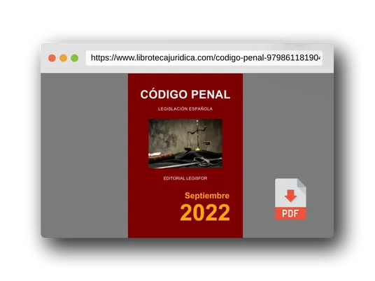 Vista previa del PDF del libro Código Penal