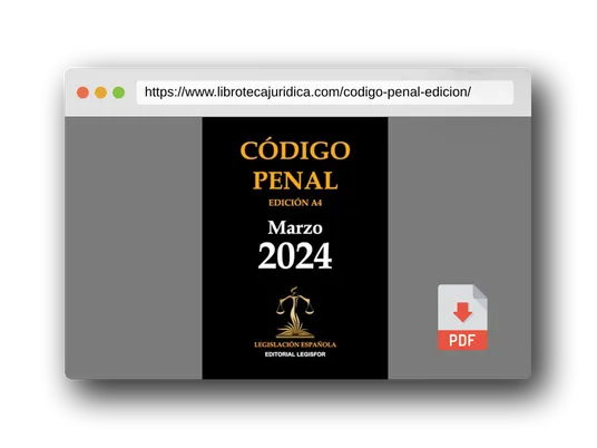 Vista previa del PDF del libro Código Penal. Edición A4