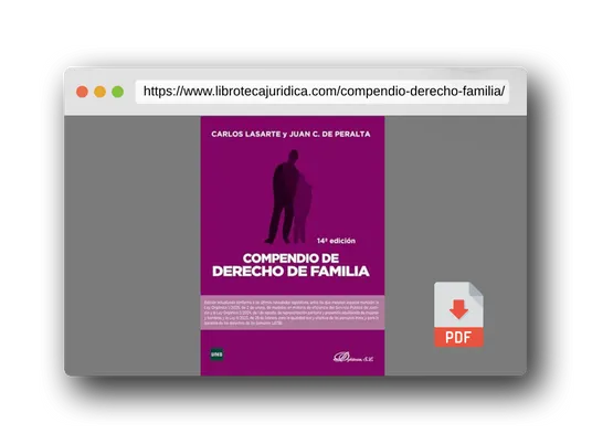 Vista previa del PDF del libro Compendio de Derecho de Familia