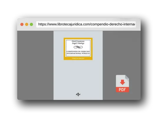 Vista previa del PDF del libro Compendio de Derecho Internacional Público (Derecho - Biblioteca Universitaria de Editorial Tecnos)