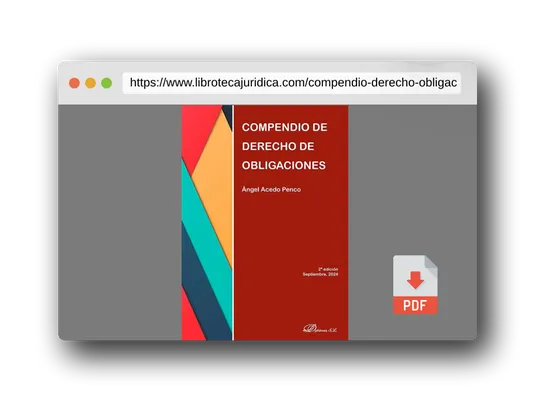 Vista previa del PDF del libro Compendio de derecho de obligaciones
