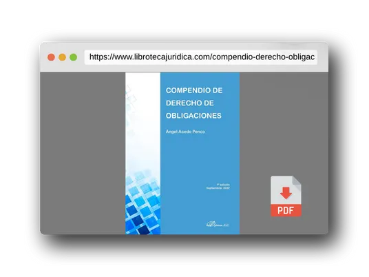 Vista previa del PDF del libro Compendio de derecho de obligaciones (SIN COLECCION)