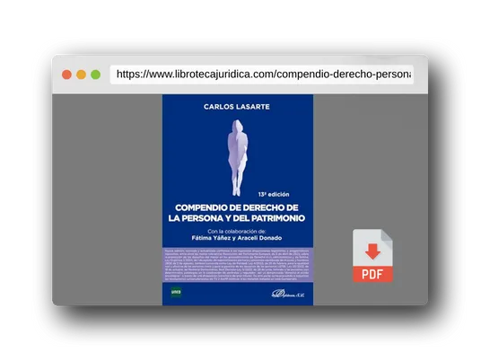 Vista previa del PDF del libro Compendio de Derecho de la Persona y del Patrimonio