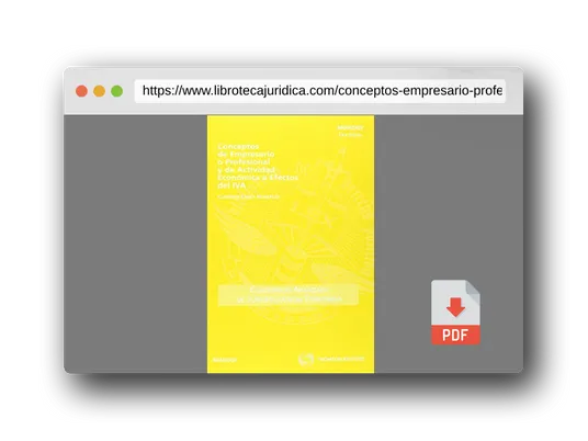 Vista previa del PDF del libro Conceptos de Empresario o Profesional y de Actividad Económica a Efectos del IVA: 57 (Cuadernos - Jurisprudencia Tributaria)