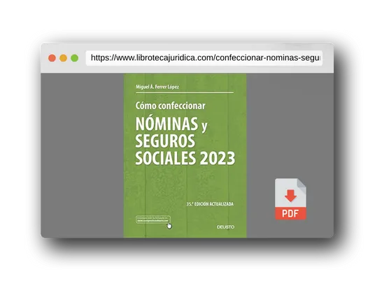 Vista previa del PDF del libro Cómo confeccionar nóminas y seguros sociales 2023 (Deusto)