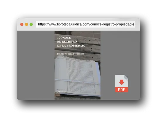 Vista previa del PDF del libro ¿Conoce el Registro de la Propiedad? (SIN COLECCION)