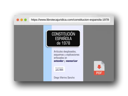 Vista previa del PDF del libro Constitución Española de 1978 (Esquemas para opositores)