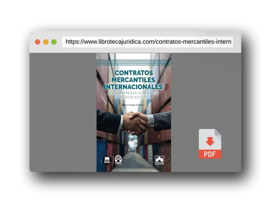 Vista previa del PDF del libro Contratos mercantiles internacionales para empresas que hacen comercio exterior (Bolsillo)