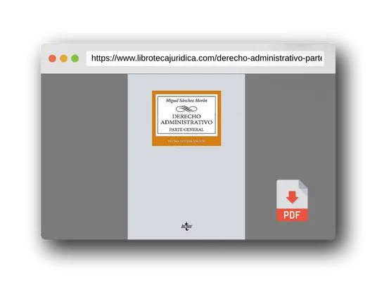 Vista previa del PDF del libro Derecho Administrativo: Parte general (Derecho - Biblioteca Universitaria de Editorial Tecnos)