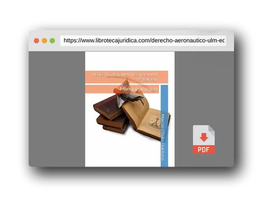 Vista previa del PDF del libro Derecho aeronautico para ULM 2ª Edición: Manual práctico