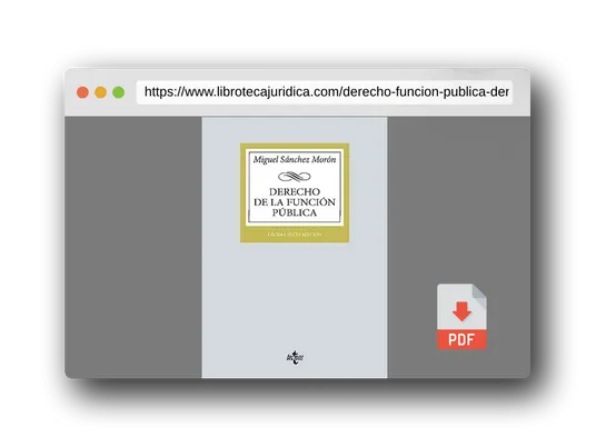 Vista previa del PDF del libro Derecho de la función pública (Derecho - Biblioteca Universitaria de Editorial Tecnos)