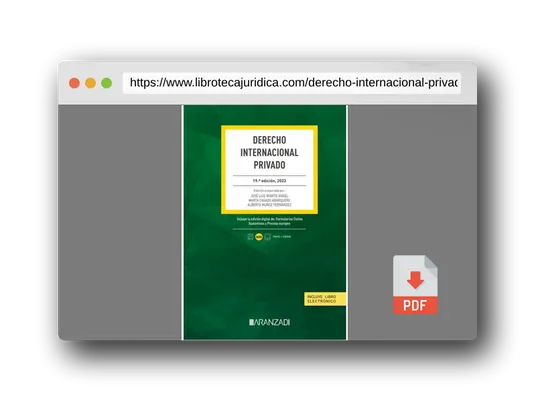Vista previa del PDF del libro Derecho Internacional Privado: 58 (Código Básico)