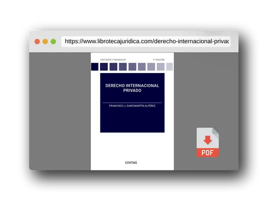 Vista previa del PDF del libro Derecho Internacional Privado (Tratados y Manuales de Derecho)