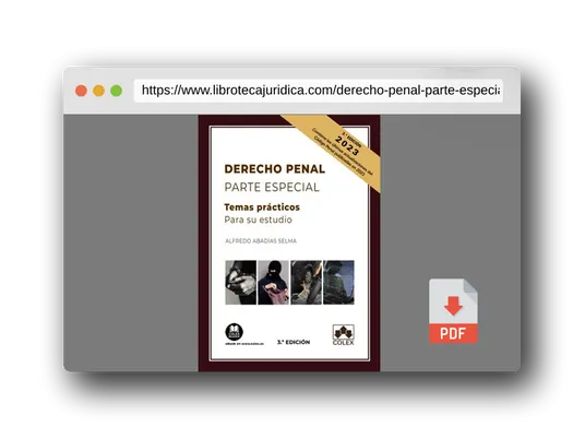 Vista previa del PDF del libro Derecho penal parte especial: temas prácticos para su estudio: 1 (Monografías)