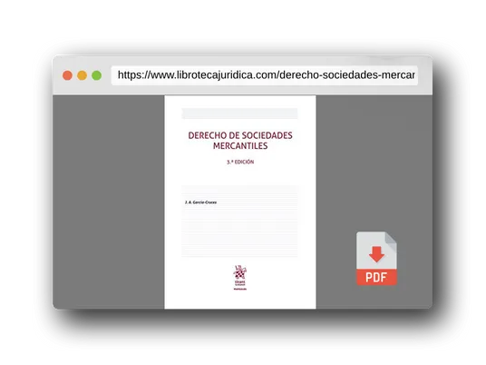 Vista previa del PDF del libro Derecho de Sociedades Mercantiles 3ª Edición (Manuales de Derecho Civil y Mercantil)