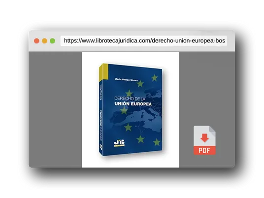 Vista previa del PDF del libro Derecho de la Unión Europea (BOSCH)
