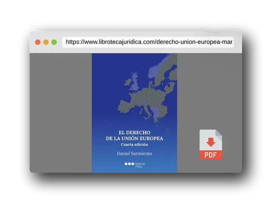 Vista previa del PDF del libro El Derecho de la Unión Europea (Manuales universitarios)