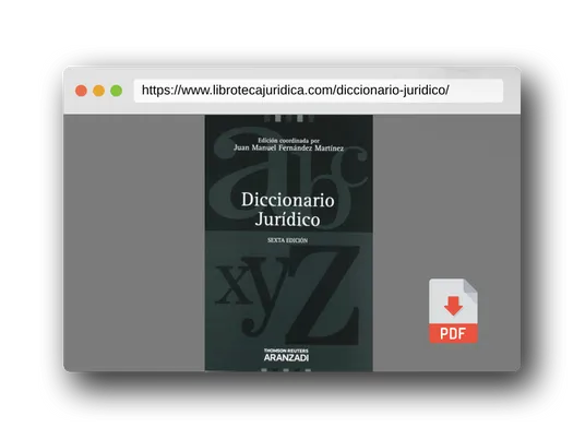Vista previa del PDF del libro Diccionario jurídico (de la A a la Z)