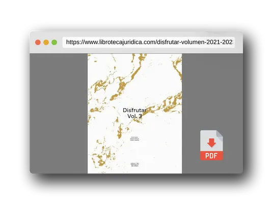 Vista previa del PDF del libro Disfrutar Volumen 3: 2021-2023