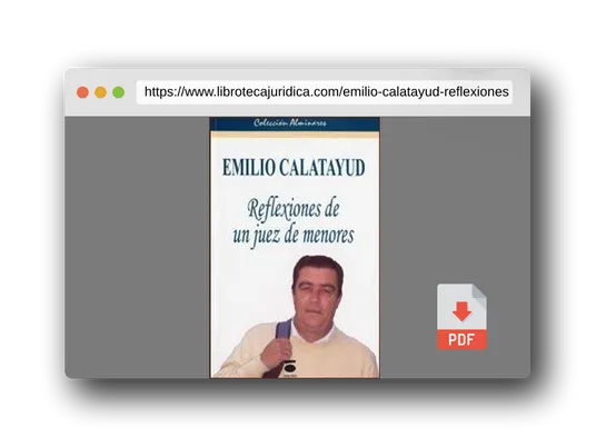 Vista previa del PDF del libro Emilio Calatayud : reflexiones de un juez de menores