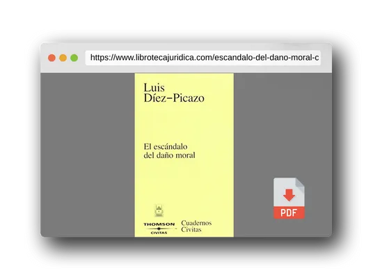 Vista previa del PDF del libro El escándalo del daño moral (Cuadernos)