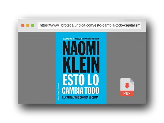 Vista previa del PDF del libro Esto lo cambia todo: El capitalismo contra el clima (Estado y Sociedad)