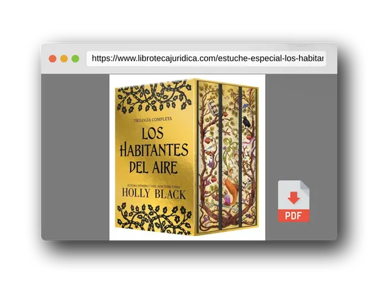 Vista previa del PDF del libro ESTUCHE ESPECIAL LOS HABITANTES DEL AIRE (EDICIÓN ESPECIAL LIMITADA): Trilogía Los habitantes del aire, saga completa en edición e