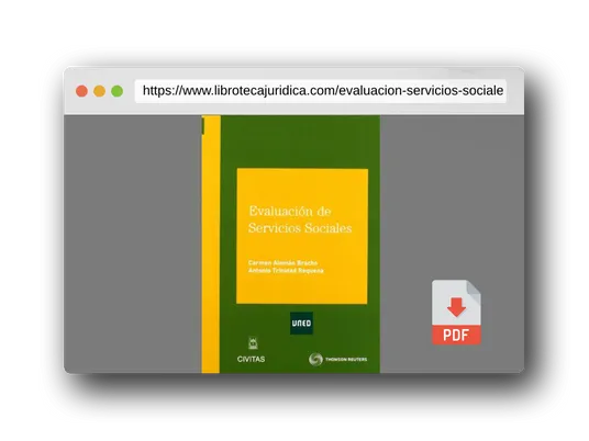 Vista previa del PDF del libro Evaluación de Servicios Sociales (Tratados y Manuales de Economía)