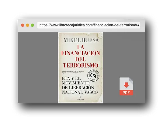 Vista previa del PDF del libro La financiación del terrorismo; ETA y el Movimiento de Liberación Nacional Vasco (Pensamiento político)