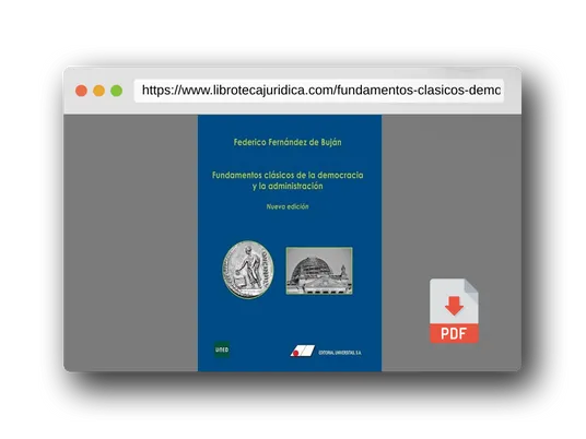 Vista previa del PDF del libro Fundamentos clásicos de la democracia y la administración (FONDO)