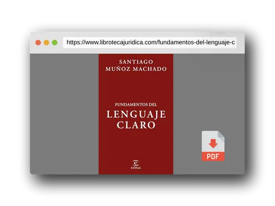 Vista previa del PDF del libro Fundamentos del lenguaje claro (NO FICCIÓN)