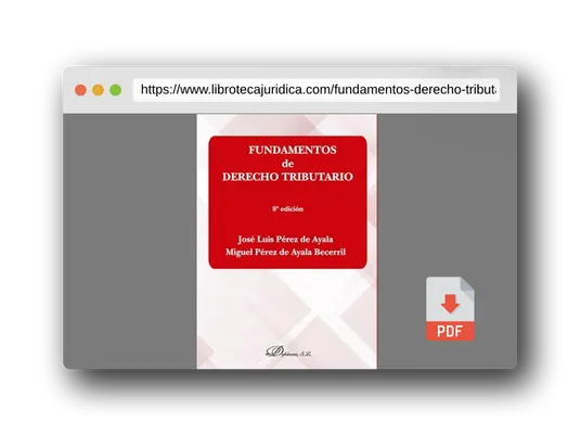 Vista previa del PDF del libro Fundamentos de Derecho Tributario (SIN COLECCION)