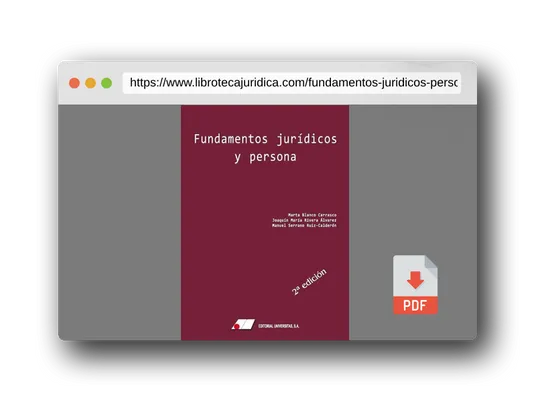 Vista previa del PDF del libro Fundamentos jurídicos y persona (FONDO)
