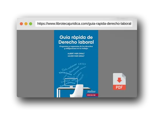 Vista previa del PDF del libro Guía rápida de Derecho laboral. (SIN COLECCION)