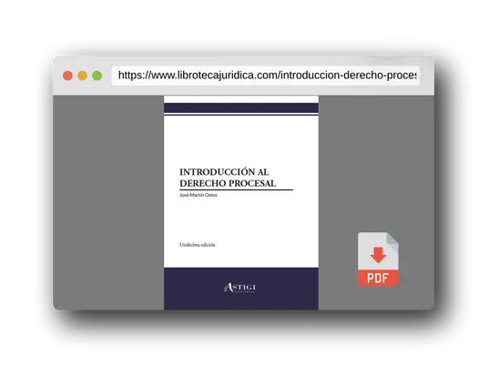 Vista previa del PDF del libro Introducción al Derecho Procesal (11ª edición)