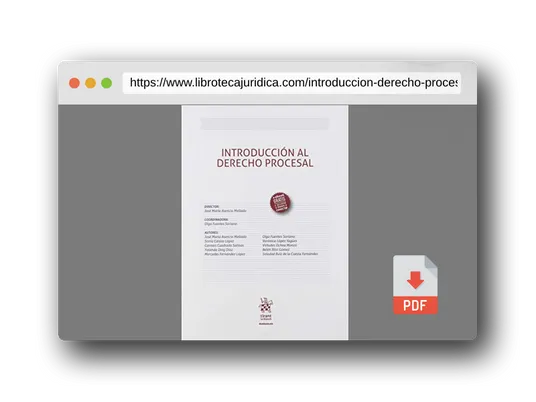 Vista previa del PDF del libro Introducción Al Derecho Procesal: 1 (Manuales de Derecho Procesal)