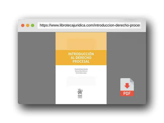 Vista previa del PDF del libro Introducción Al Derecho Procesal (Manuales de Derecho Procesal)