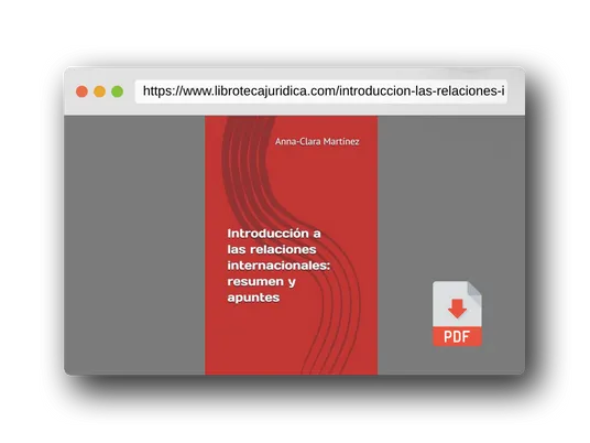 Vista previa del PDF del libro Introducción a las relaciones internacionales: resumen y apuntes