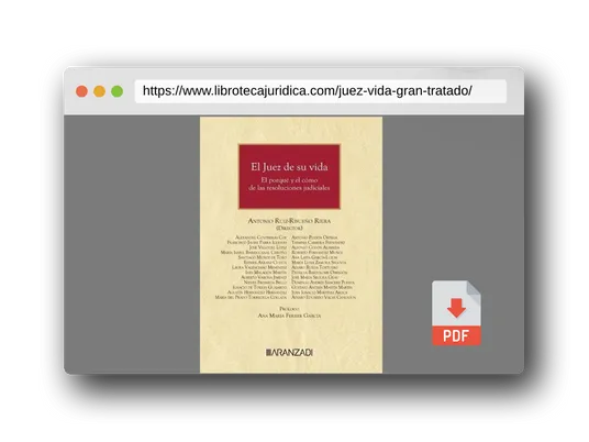 Vista previa del PDF del libro El Juez de su vida (Gran Tratado)