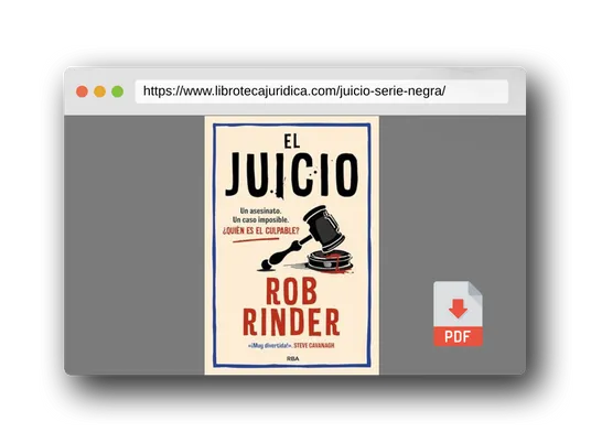 Vista previa del PDF del libro El juicio (Serie Negra)