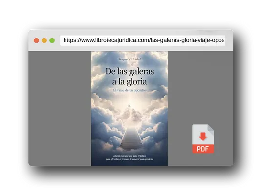 Vista previa del PDF del libro De las galeras a la gloria. El viaje de un opositor