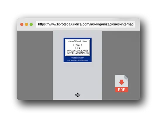 Vista previa del PDF del libro Las organizaciones internacionales (Derecho - Biblioteca Universitaria de Editorial Tecnos)