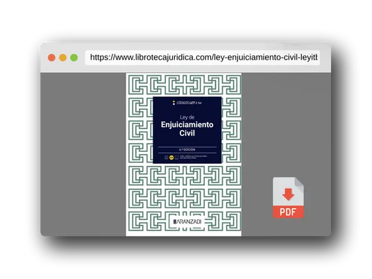 Vista previa del PDF del libro Ley de Enjuiciamiento Civil (LeyItBe) (Código Básico)