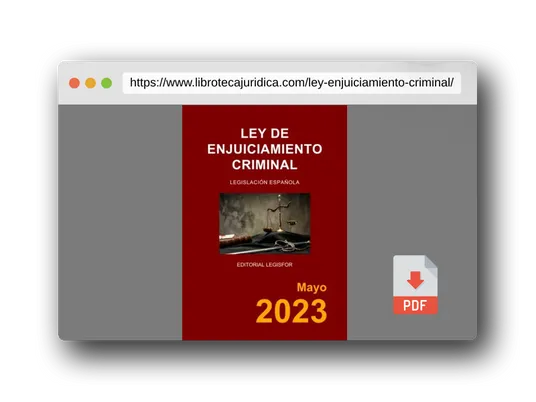 Vista previa del PDF del libro Ley de Enjuiciamiento Criminal