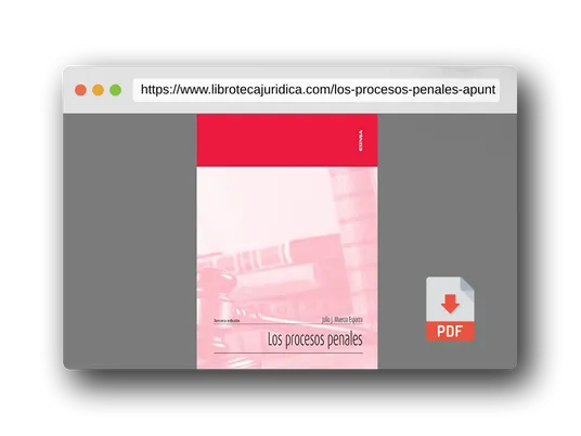 Vista previa del PDF del libro Los procesos penales (Apuntes)